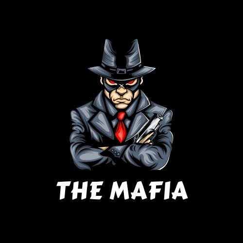 Dark Abstract The Mafia Logo