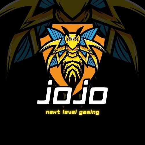 Yellow and Blue E-Sports Illustrative Gaming Gaming Logo