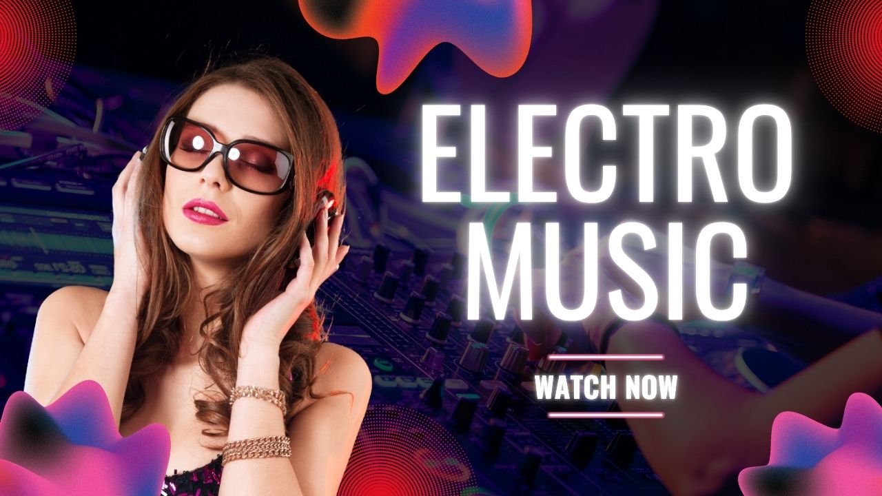 Purple and Red Geometric 3D Abstract Neon Technology Electro Music Playlist YouTube Thumbnail